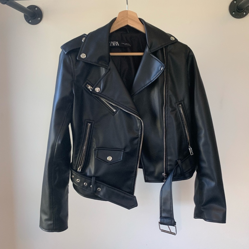 Zara Faux Leather Jacket